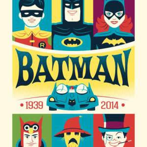 Batman 75th Anniversary Print