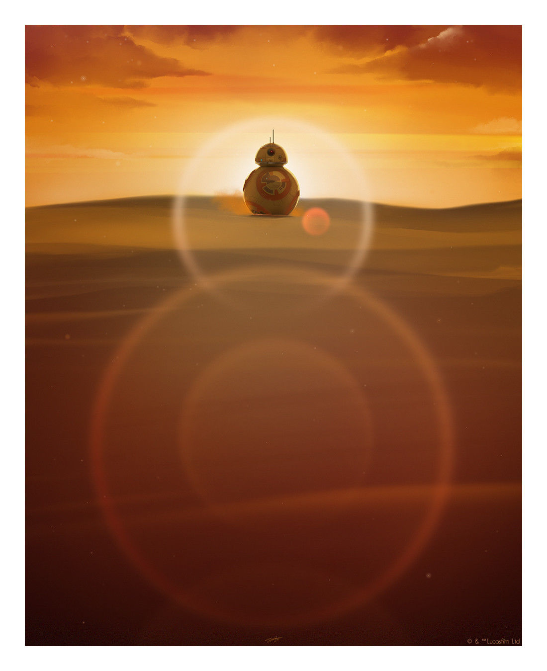 Star Wars - BB8 Print