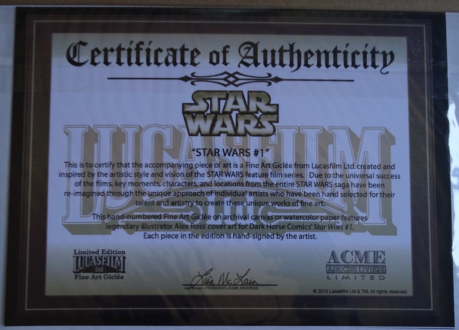 Alex Ross Star Wars 2014 Comic Con Print Set - Image 8