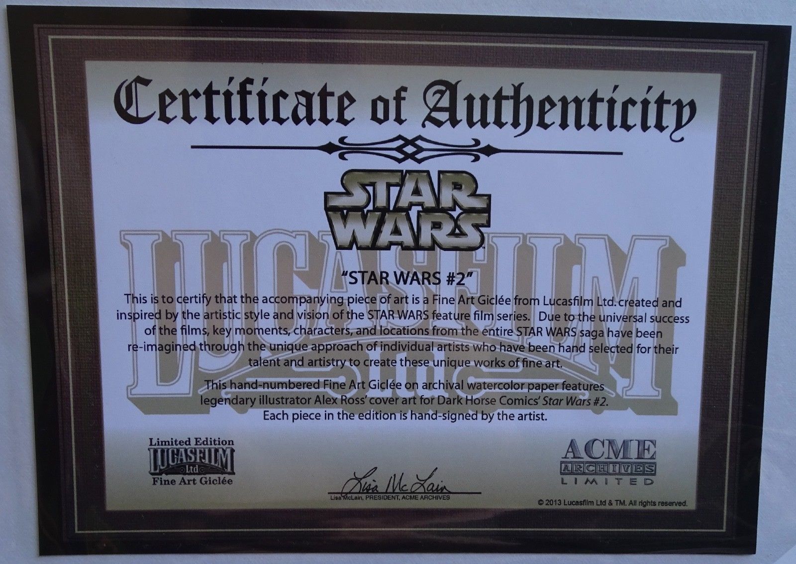 Alex Ross Star Wars 2014 Comic Con Print Set - Image 7