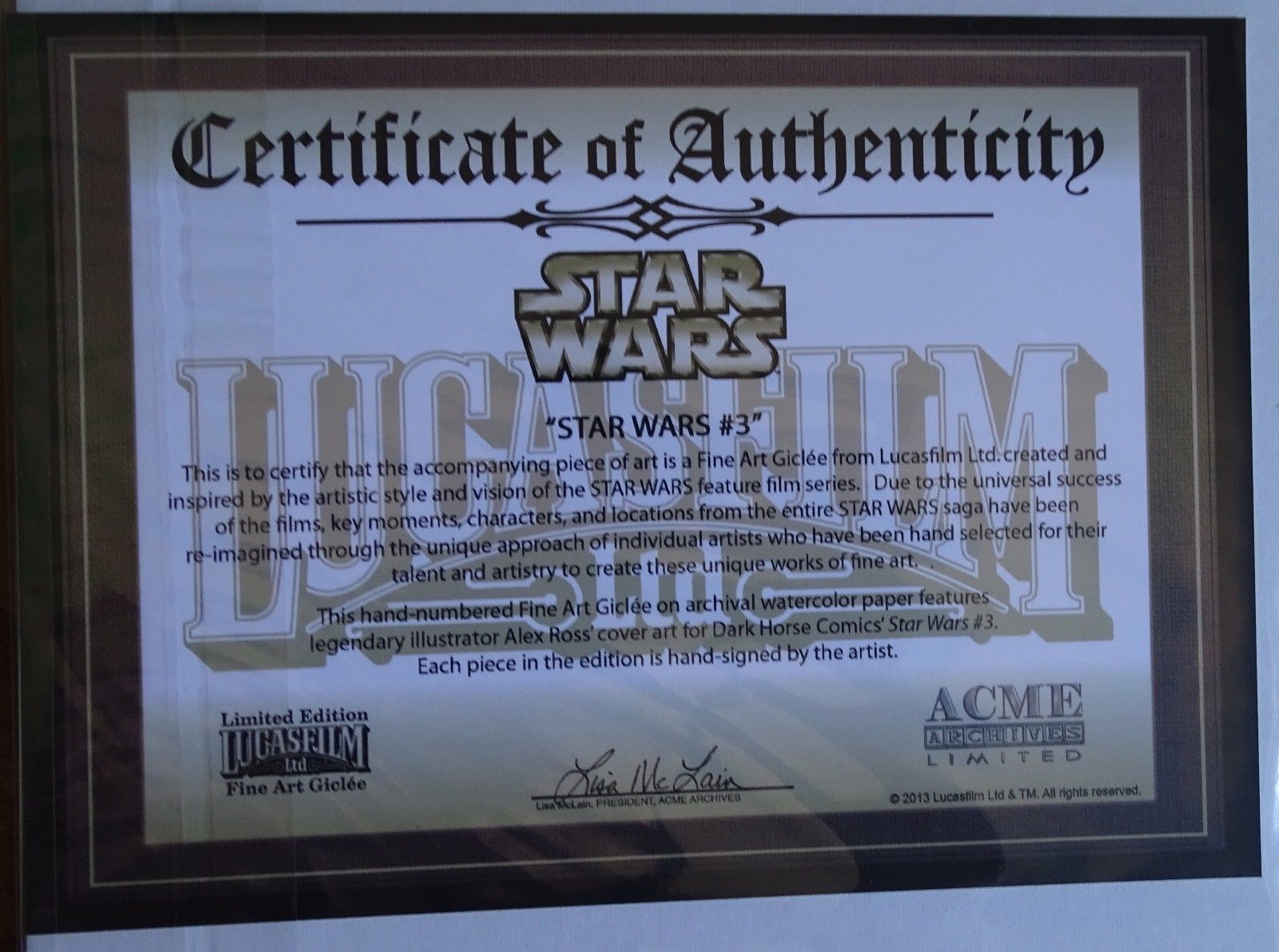 Alex Ross Star Wars 2014 Comic Con Print Set - Image 6