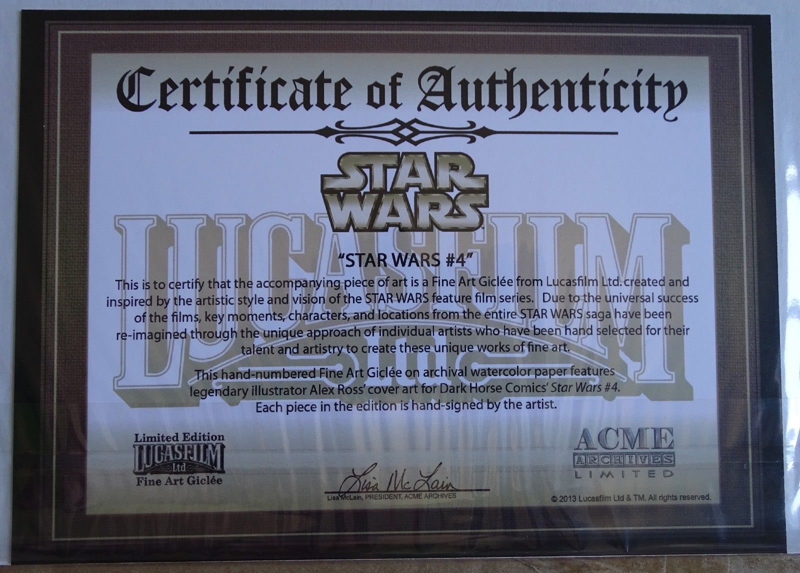 Alex Ross Star Wars 2014 Comic Con Print Set - Image 5